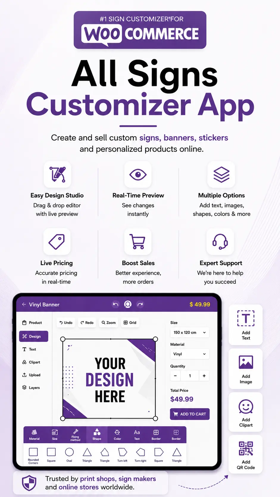 All Sign Customizer for WooCommerce (ASO WP) Banner