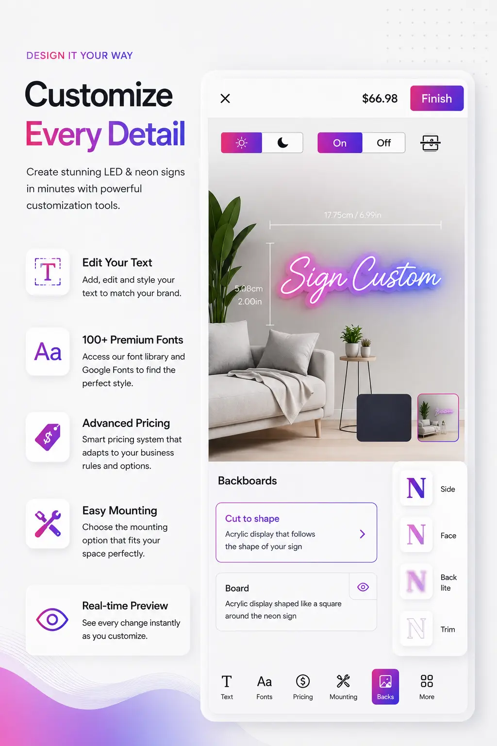 Neon Channel Product Customizer (NCPC) Banner