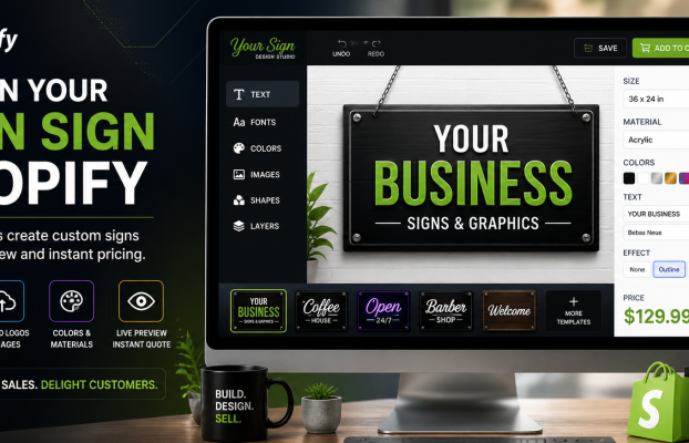 How to Let Customers Design Their Own Signs on Shopify